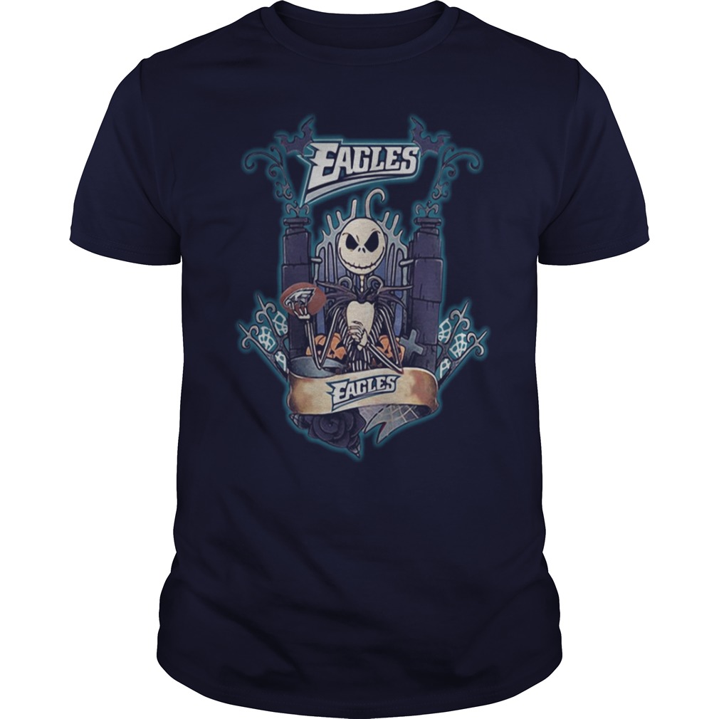 Halloween Jack Skellington Eagles shirt