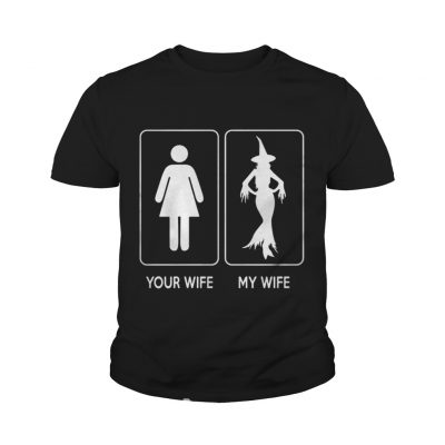 Halloween Witch Your Wife My Wife youth tee