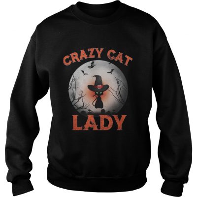 Halloween crazy cat lady sweatshirt