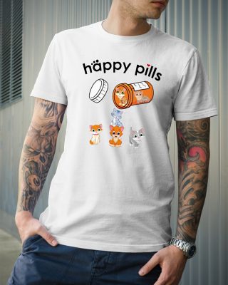 Happy pills cat shirt