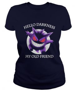 Hello darkness my old friend Pokemon ladie tee