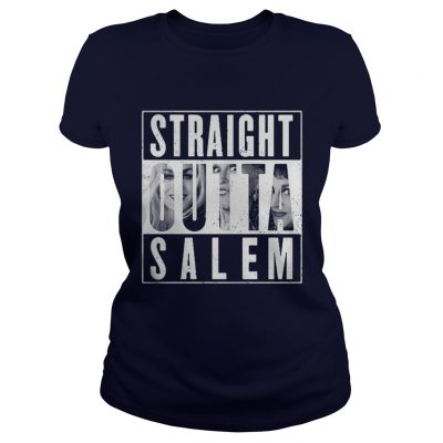 Hocus Pocus Sanderson Sisters Straight Outta Salem Ladies Tee