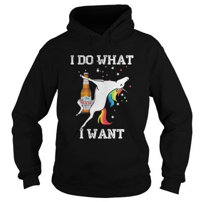 I do what I want Coors Light unicorn hoodie