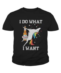 I do what I want Coors Light unicorn youth tee