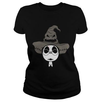 Jack Skellington Harry Potter and the Sorting hat ladies tee