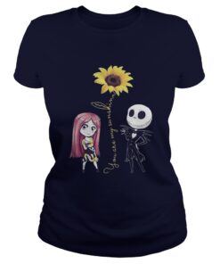 Jack Skellington and Sally you are my sunshine Ladies Tee