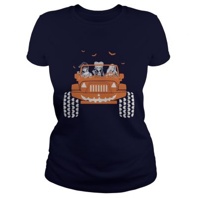 Jeep Halloween Hocus Pocus Sanderson Sisters ladies Tee