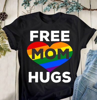 LGBT free mom hugs shirt