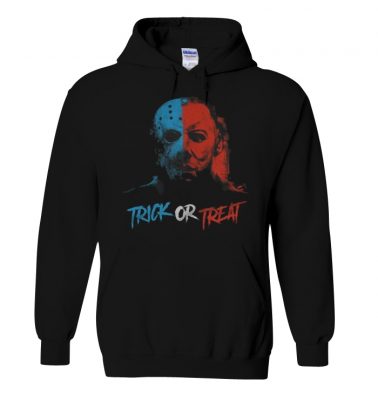 Michael Myers and Jason Mask Trick or treat shirt