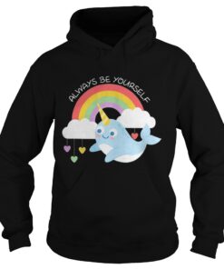 Narwhal Unicorn always be yourself hoodie