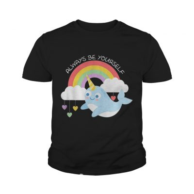 Narwhal Unicorn always be yourself youth tee