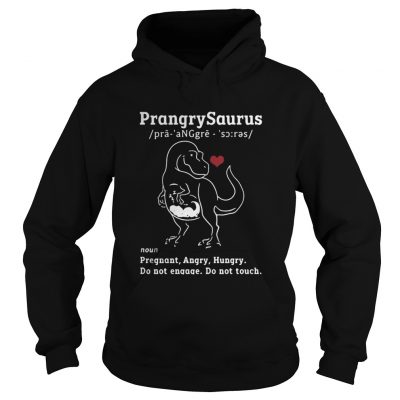 Prangrysaurus Definition Meaning pregnant angry hungry hoodie