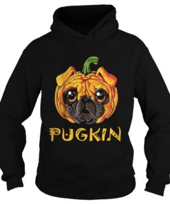 Pugkin Pug Pumpkin Halloween hoodie