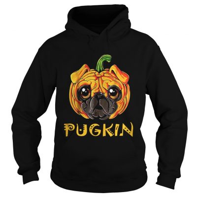 Pugkin Pug Pumpkin Halloween hoodie