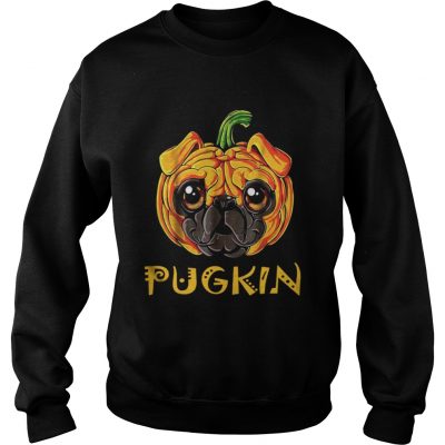 Pugkin Pug Pumpkin Halloween sweatshirt