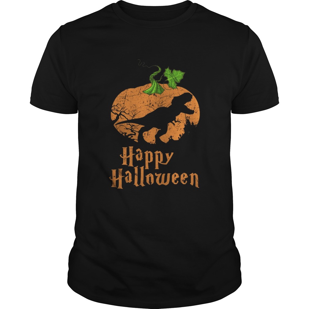 The Pumpkin T-rex Happy Halloween shirts