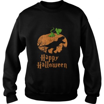 Pumpkin T-rex Happy Halloween sweatshirt