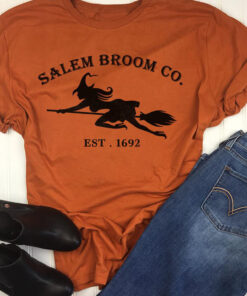 Salem broom co est 1692 shirt