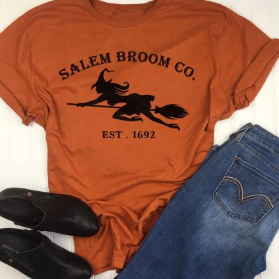 Salem broom co est 1692 shirt