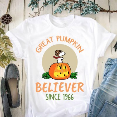 Snoopy great pumpkin believer since 1966 shirt