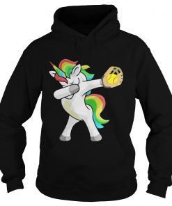 Softball Unicorn Dabbing hoodie