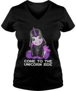 Star Wars come to the Unicorn side ladies v-neck