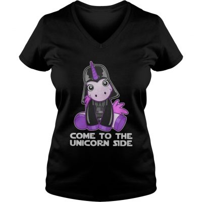 Star Wars come to the Unicorn side ladies v-neck