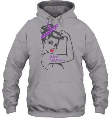 Strong woman end alzheimer’s shirt