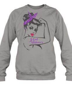 Strong woman end alzheimer’s shirt