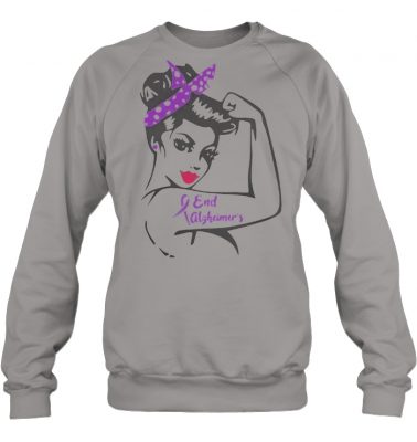 Strong woman end alzheimer’s shirt