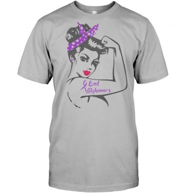 Strong woman end alzheimer’s shirt