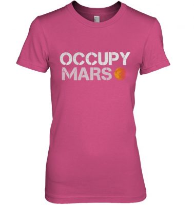 Elon musk occupy mars shirt