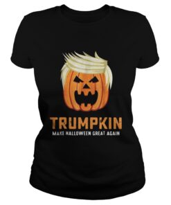 Trumpkin make Halloween great again ladies tee