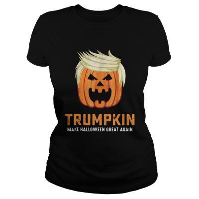 Trumpkin make Halloween great again ladies tee