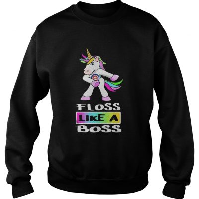 Unicorn Detroit Tigers floss like a boss sweatshirt