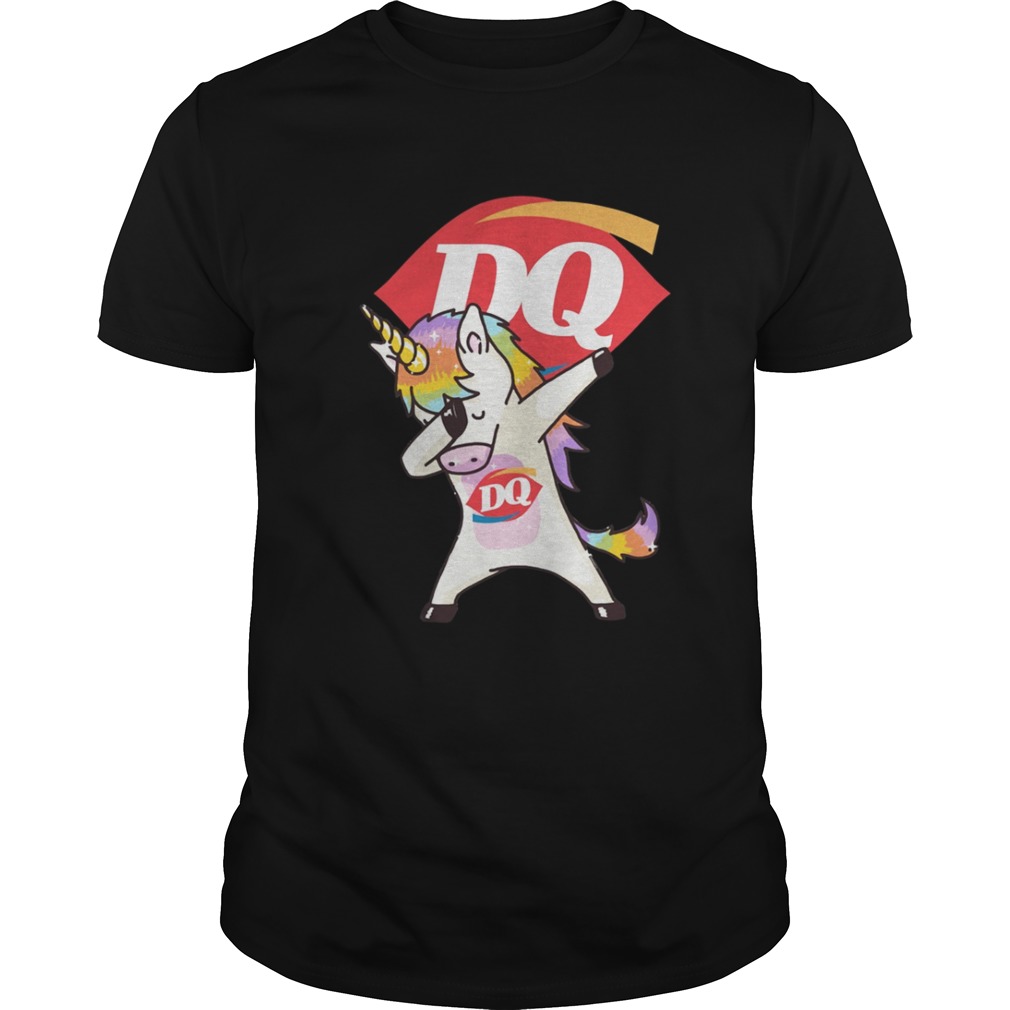 Unicorn Dabbing Dairy Queen shirt