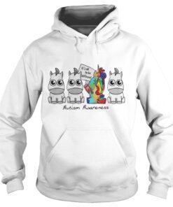 Unicorn Its Ok to be different Autism Awareness hoodie