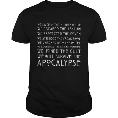 We lived in the murder house we escaped the asylum shirt