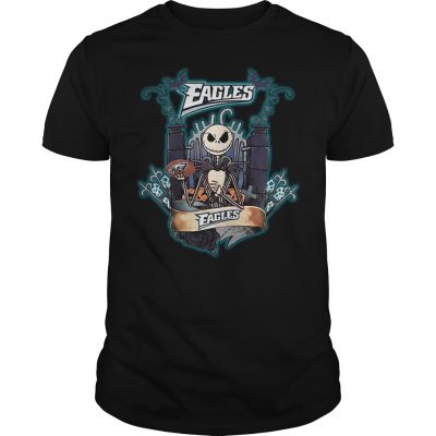 Halloween Jack Skellington Eagles shirt