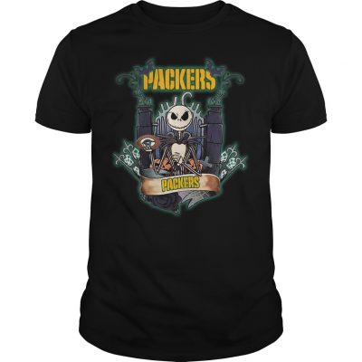 Halloween Jack Skellington Packers shirt