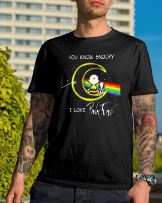 You know Snoopy I love Pink Floyd dark side the moon shirt