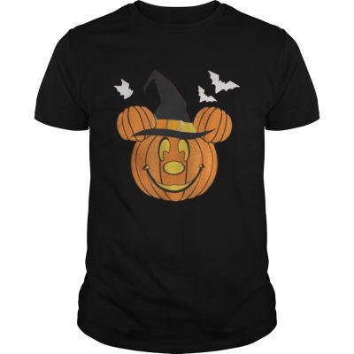 Guys Mickey Mouse Pumpkin Halloween shirt