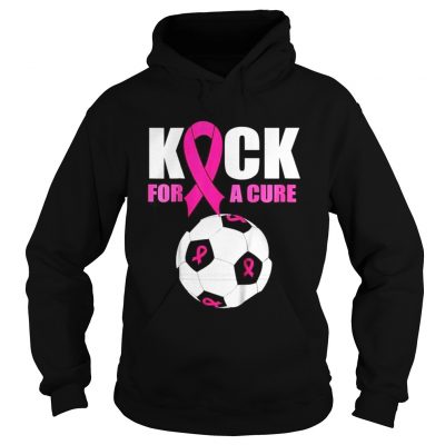 Hoodie Kids Pink Ribbon Soccer Ball T Shirt