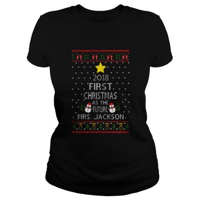 2018 First Christmas wit my hot new Husband Ladies Tee