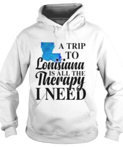 A trip to Lonisiana is all the therapy i need hoodies