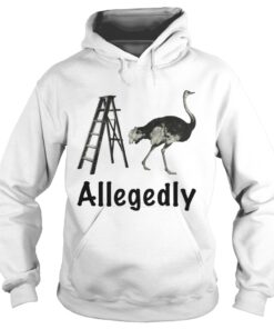 Allegedly Ostrich Flightless Bird Ostrich Lover Gift hoodie