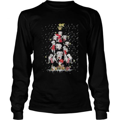 Betty Boop Christmas tree Longsleeve Tee