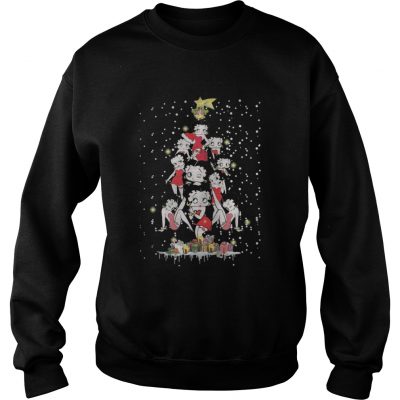 Betty Boop Christmas tree Sweatshirt