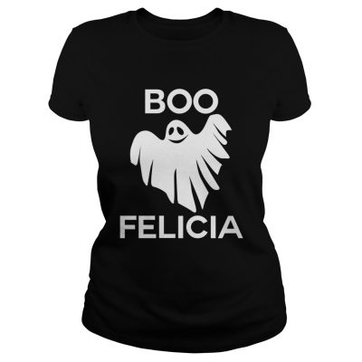 Boo Felicia Funny Halloween Ladies Tee