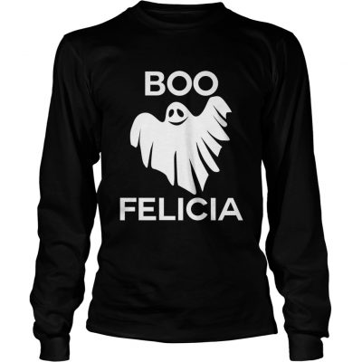 Boo Felicia Funny Halloween Longsleeve Tee